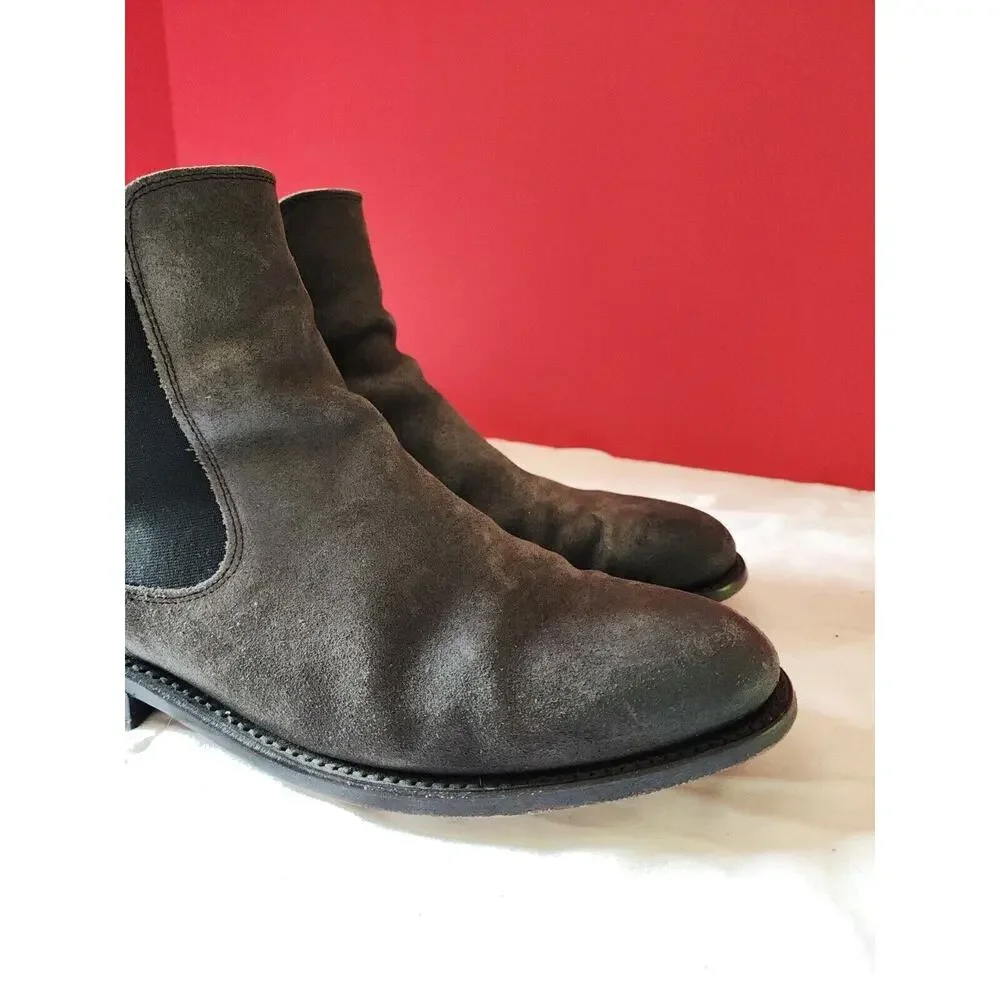 Thursday Boots dark gray Men’s Suede Chelsea Boots Size 9